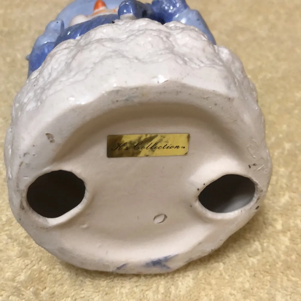 K's Collection 2 Snowman Figurines - Christmas Decoration 5.75”x 4” - 3 lbs - Picture 13 of 13